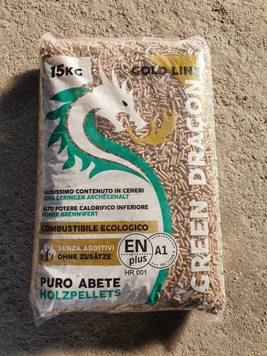 Dragon Pellet HR001 Gold Line ENplus A1 | Puro Abete Croazia