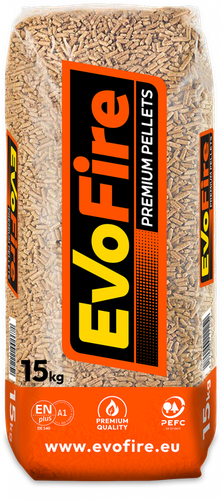 Pellet EvoFire Premium Germania ENplus A1 | Alta resa e basse ceneri