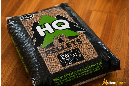 Pellet HQ ENplus A1 Spagnolo | Pino Certificato Alta Resa | Ottoni Fuoco